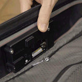 Delsey Pluggage 23" Hardside Spinner Upright Checked Luggage (Black)