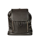 Hang Accessories Zadie Perforated Black Backpack