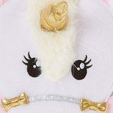 Claire’s Club Ariella the Unicorn Backpack, Pink with Silver and White, Zipper Closure and Adjustable Straps, 8x9x3 Inches