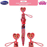 Disney Little Girls Assorted Characters Rainwear Umbrella, Pink,  Ages 3-7
