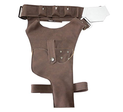 H-Solo Belt With Buckle Holster Handmade PU Prop For Cosplay Costume Accessory