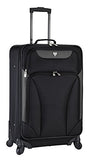 Travelers Club 4 Piece Travel Value Set Includes 25" Spinner Suitcase, 20" Carry-On Luggage, 21"