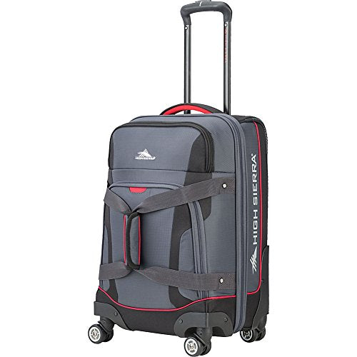 High Sierra Cermak 21" Carry-On Spinner (Mercury/Black/Crimson)