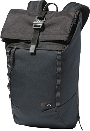 Oakley Mens Voyage 23L Roll Top Backpack One Size Blackout