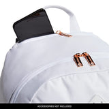 adidas Classic 3S 4 Backpack, White/Onix Grey/Rose Gold, One Size
