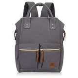 Veegul Stylish Doctor Style Multipurpose Canvas School Travel Backpack For Men Women Dual Pockets