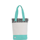 Ame & Lulu B.Y.O.B Wine Tote (Black Shutters)