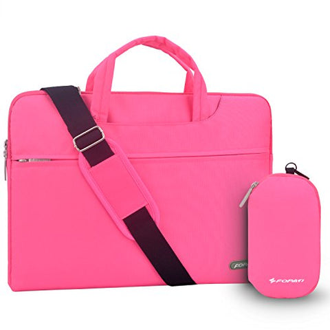 Laptop Bag 15.6 inch, FOPATI 15-15.6 Inch Laptop Sleeve Case Briefcase Shoulder Bag Messenger Bag
