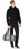 Herschel Sutton Duffel Bag, Raven Crosshatch/Black, Mid-Volume 28.0L