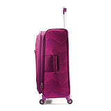 American Tourister Ilite Max Softside Spinner 29, Pink/Purple Stripes