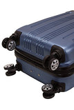 Rockland London Hardside Spinner Wheel Luggage, Blue, Carry-On 20-Inch