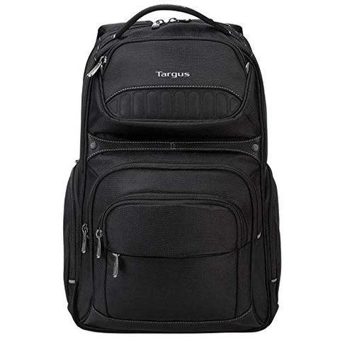 Targus Legend IQ Backpack Laptop bag for Business Professional and College Student with Durable Material, Pockets Throughout, Headphone Cord Pocket, TrolleyStrap, Fits 16-Inch Laptop, Black (TSB705US)