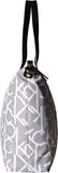 Calvin Klein Athleisure Nylon East/West Tote, White/Black