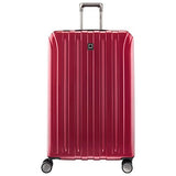 Delsey Helium Titanium Carry On & 29" Spin Lug, Black Cherry Red