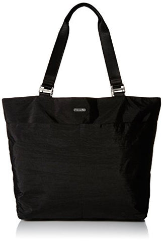 Baggallini Carryall Travel Tote Bag, Black/Sand, One Size