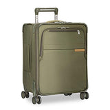 Briggs & Riley Baseline International Carry-On Expanadable Wide-Body 21" Spinner, Olive, One Size