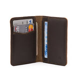 Saddleback Leather Front Pocket Bifold Wallet- 100% Full Grain Leather, Rfid Shielded Thin Bifold