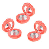 Baoblaze 3 Pieces Beauty Rose Flower Design Empty Makeup Case,Lip Gloss Lipstick Balm Cream DIY