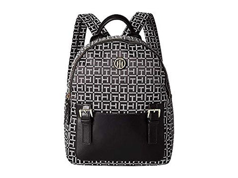 Tommy Hilfiger Women's Imogen Backpack Black/White One Size