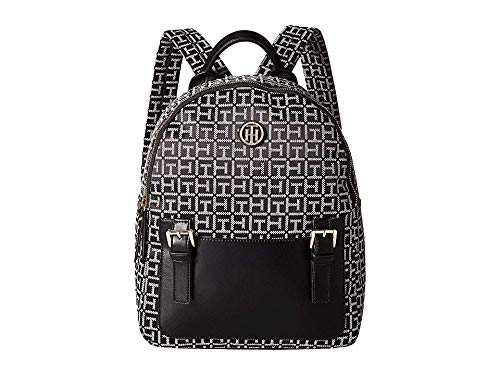 Tommy Hilfiger Women's Imogen Backpack Black/White One Size