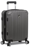Dejuno Atlas 3-Piece Hardside Spinner Combination Lock Luggage Set, Charcoal