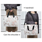 ALAZA Rose Gold Marble Look Laptop Case Bag Sleeve Portable Crossbody Messenger Briefcase w/Strap Handle, 13 14 15.6 inch