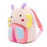 Abshoo Zoo Toddler Kids Backpacks Cute Plush Little Girls Boys Animal Backpacks (Butterfly)