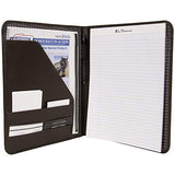 Ben Sherman 12" Faux Leather Bifold Writing Pad, Brown