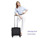 ZH Carry-On Luggage Business Travel Wheeled Rolling Laptop PC Tablet Computer Trolley Backpack, Suitcase Hand Luggage Cabin Approved Bag Lightweight for Trave Men Women