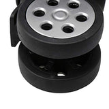 BQLZR Plastic Luggage Suitcase Wheels Swivel Wheel Outdoor Replacement Luggage Travel Suitcase