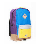 Ecko Unltd. Unisex Colorblock Pocket Everyday Backpack Blue