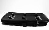 40" Black Expandable Large Rolling 6 Wheeled Duffel Bag Spinner Suitcase Luggage