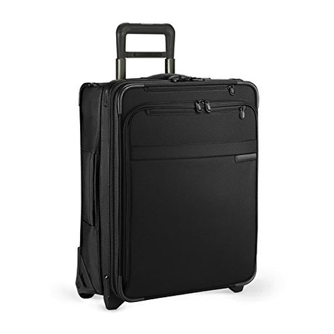 Briggs & Riley 20 Inch Carry-On Expandable Wide-Body Upright,Black,20X16X8