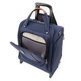 Travelpro Crew Versapack Rolling Underseat Carry-on, Patriot Blue