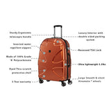 Titan X2 International Carry on 20'' hardside Spinner Luggage, Copper, One Size