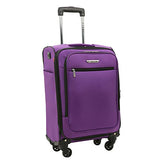 Travelers Club 20 Inch Carry On, Purple