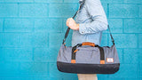 Well Traveled Canvas Duffel Bag - Carry on Bag, Weekender Bag, and Overnight bag for Travel