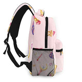 KAMIZE Sai_lor Moon Backpacks, Printed Travel Leisure Laptop Bags Lightweight Waterproof College School Bags