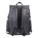 Bugatti Sartoria Top Grain Leather Backpack, Leather, Black