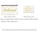 Ibride Bridesmaid Gifts Makeup Bag Set of 6