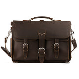 Saddleback Leather Front Pocket Briefcase - 100% Full Grain Leather Bag With 100 Year Warranty