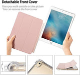 Valkit iPad Mini 5th Generation 2019 Case, iPad Mini 4 Case,Shockproof Protective Smart Folio Stand Protective Heavy Duty Rugged Impact Resistant Armor Cover[with Auto Sleep/Wake], Rose Gold