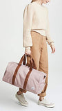 Herschel Novel Duffel Bag, Ash Rose/Tan Synthetic Leather, Mid-Volume 33.0L,10351-02077-OS