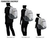adidas Foundation Backpack, Black/White, One Size