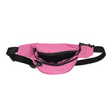 DALIX Small Fanny Pack Waist Pouch S XS Size 24 to 31 in Hot Pink