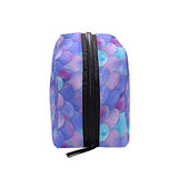 Makeup Organizer Mermaid Scales Best Womens Zip Toiletry Bag Large Case Cosmetic Bags