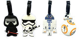 5" Inspired 4pcs Luggage Tags Charms kylo ren BB8 Stormtrooper R2D2