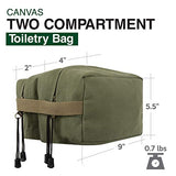 U.S. Marine Corps Semper Fidelis Dual Two Compartment Toiletry Kit Olive & White