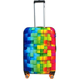 Atm Luggage 3-D Rainbow 3-Piece Hardside Spinner Luggage Set