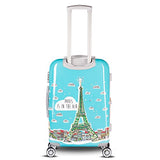 Gabbiano Paris Collection 3-Piece Expandable Hardside Spinner Set (Teal)